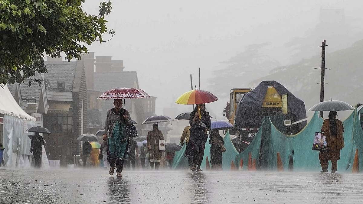 PTI : IMD's latest rainfall prediction.(File photo) |